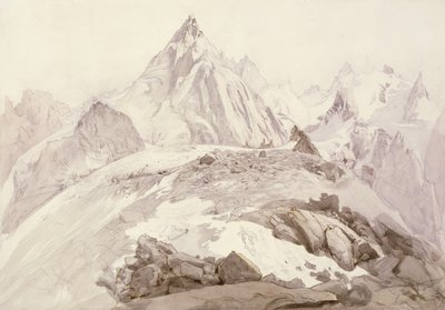 Aiguilles de Chamonix, c.1850 da John Ruskin